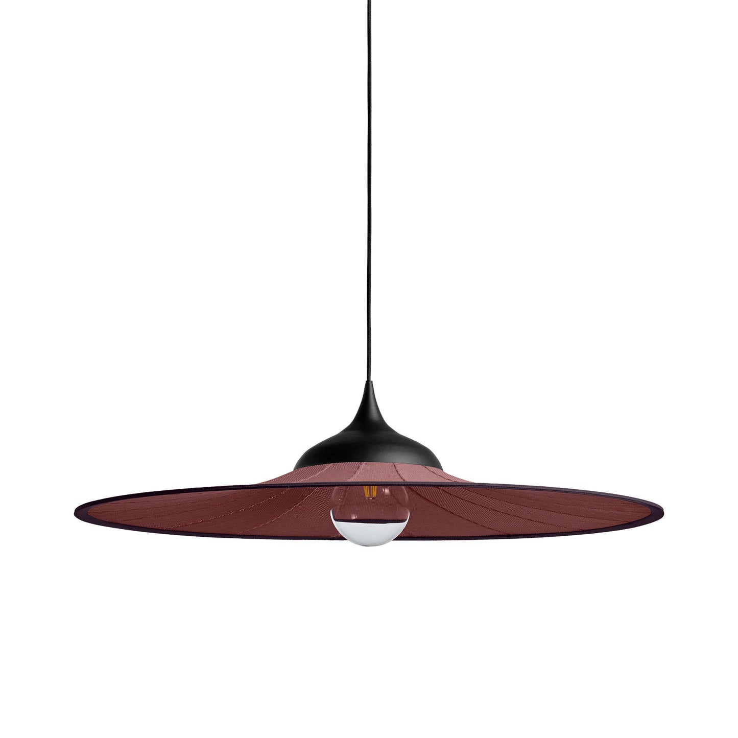 Bloom Pendant Light in Wine (Medium).