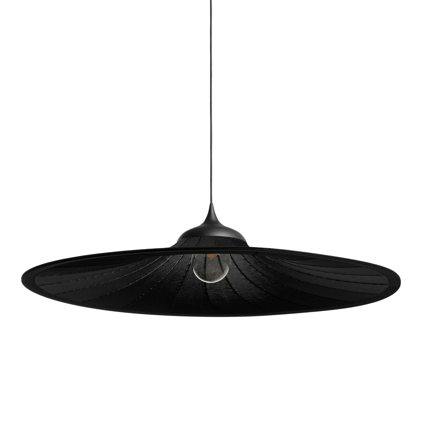 Bloom Pendant Light in Black (Large).