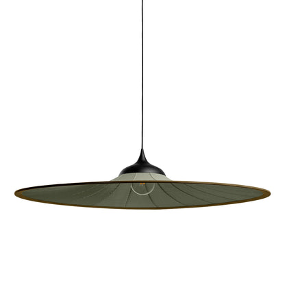 Bloom Pendant Light in Olive Green (Large).