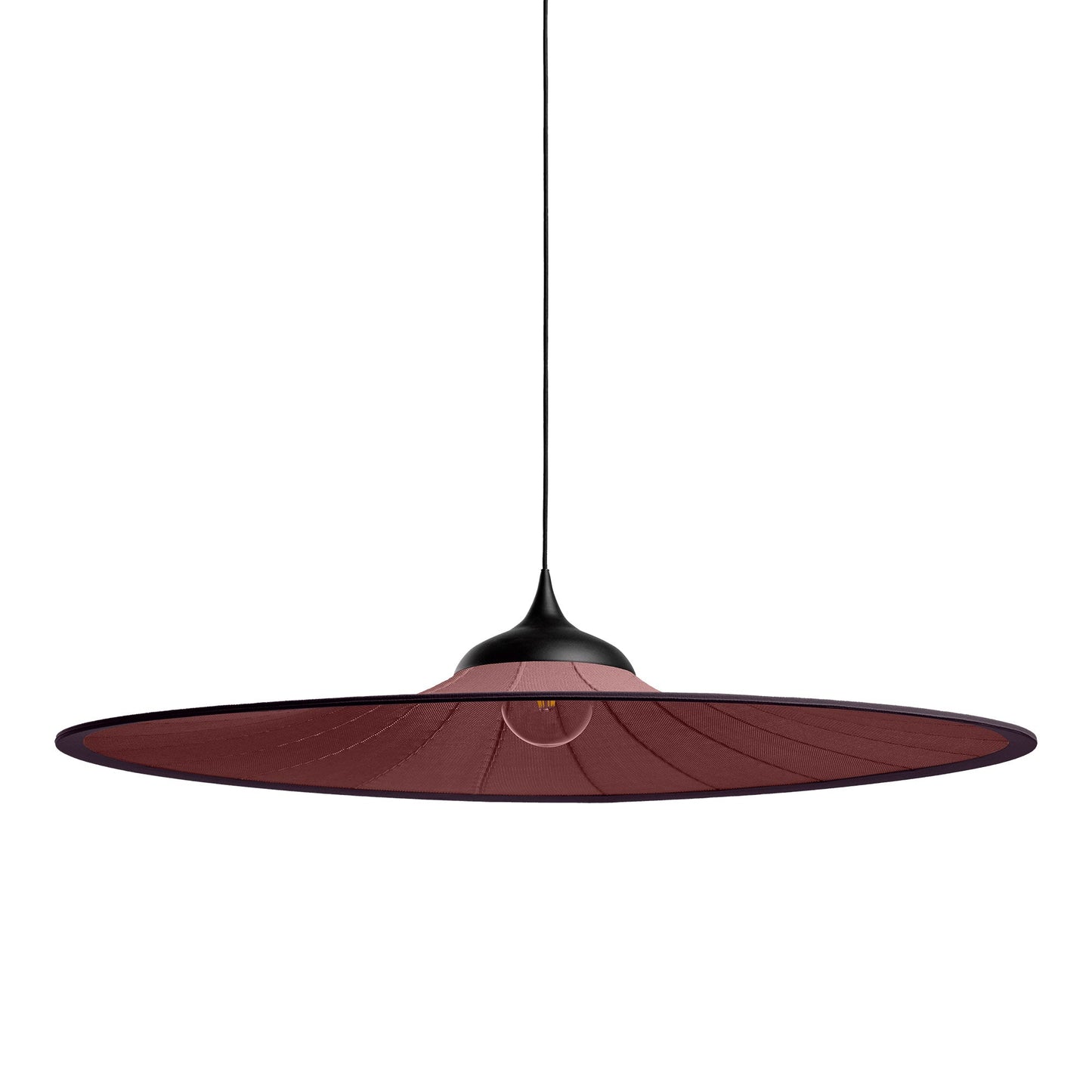 Bloom Pendant Light in Wine (Large).