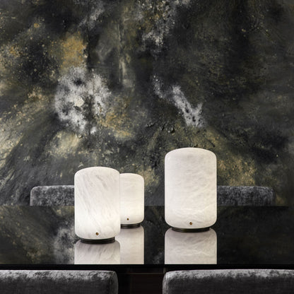 Capsule LED Table Lamp in living room.