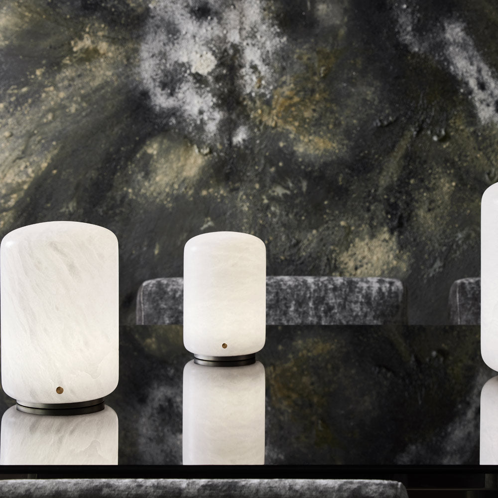 Capsule LED Table Lamp in living room.