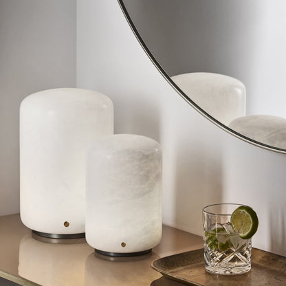 Capsule LED Table Lamp in living room.