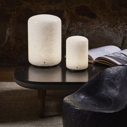 Capsule LED Table Lamp in living room.