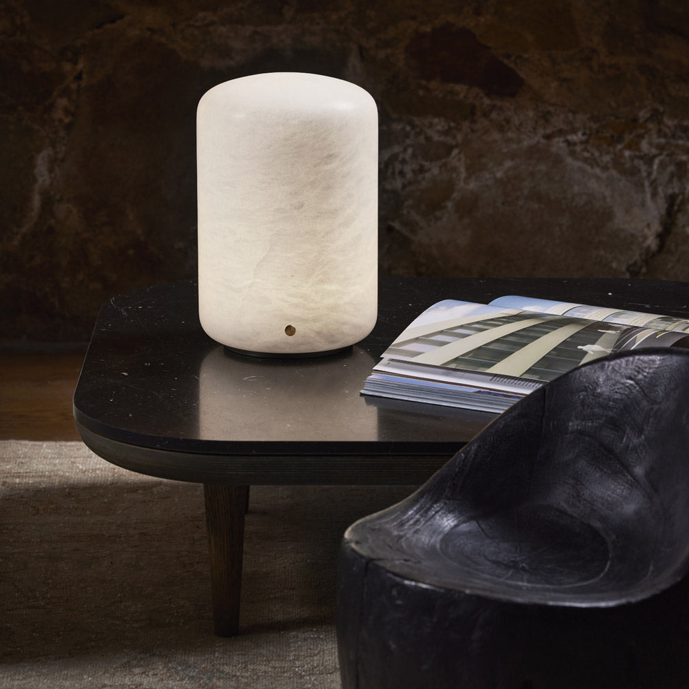 Capsule LED Table Lamp in living room.