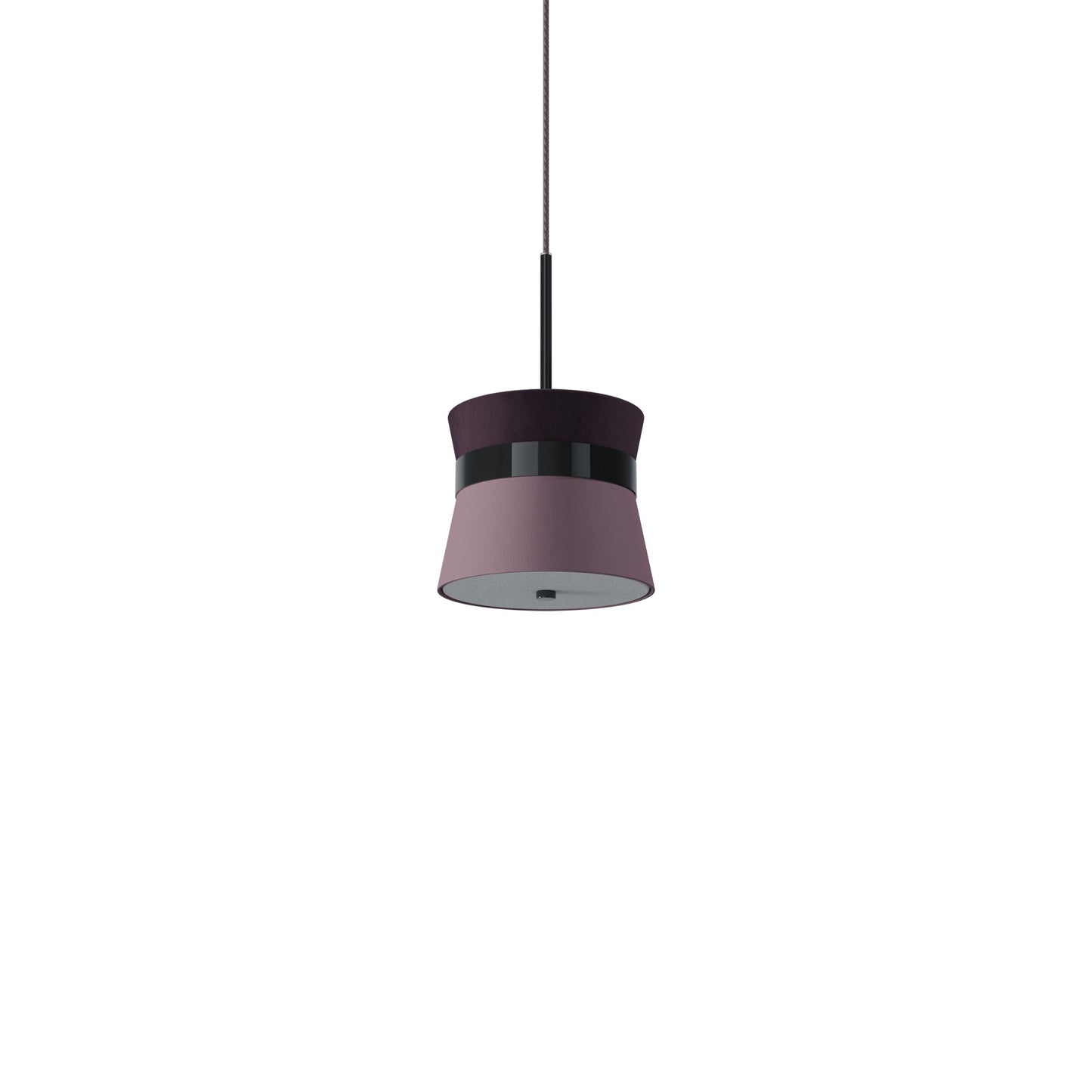 Caramelo Pendant Light in Blackberry (Small).