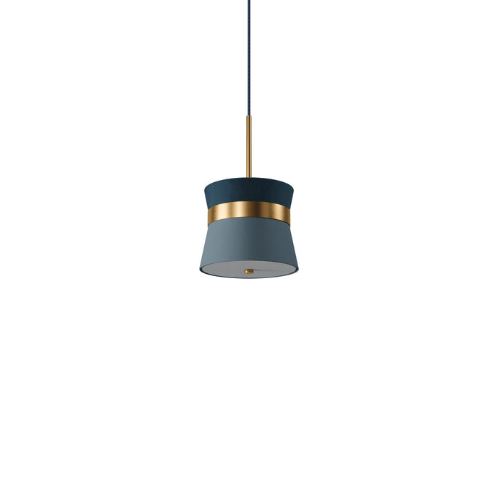 Caramelo Pendant Light in Blueberry (Small).