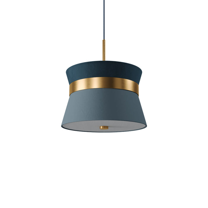 Caramelo Pendant Light in Blueberry (Large).