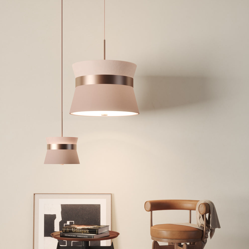 Caramelo Pendant Light in living room.