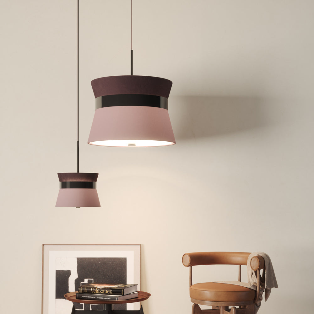 Caramelo Pendant Light in living room.