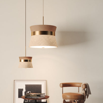 Caramelo Pendant Light in living room.