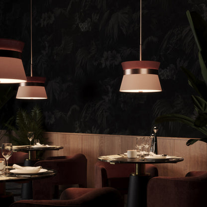 Caramelo Pendant Light in restaurant.