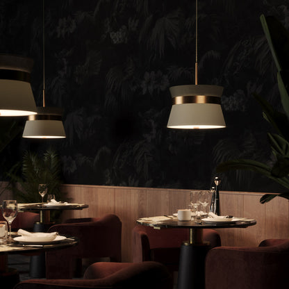 Caramelo Pendant Light in restaurant.