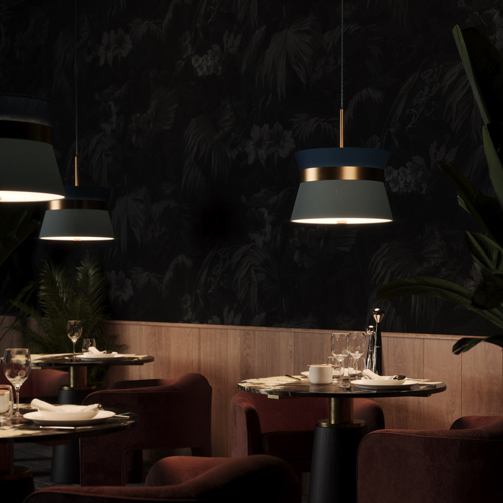 Caramelo Pendant Light in restaurant.