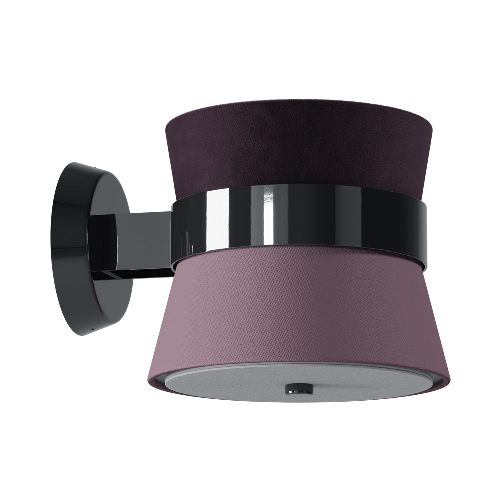 Caramelo Wall Light in Blackberry.