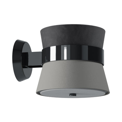 Caramelo Wall Light in Carbon.