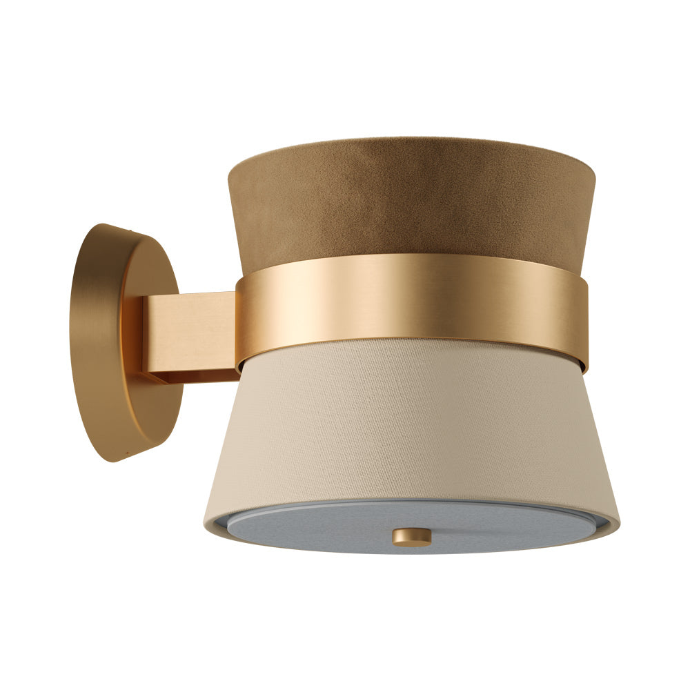 Caramelo Wall Light in Coffee.