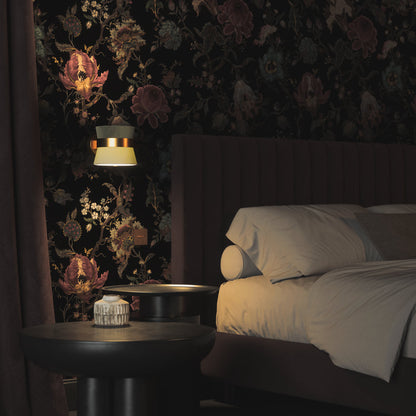 Caramelo Wall Light in bedroom.