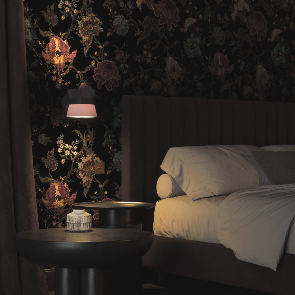 Caramelo Wall Light in bedroom.