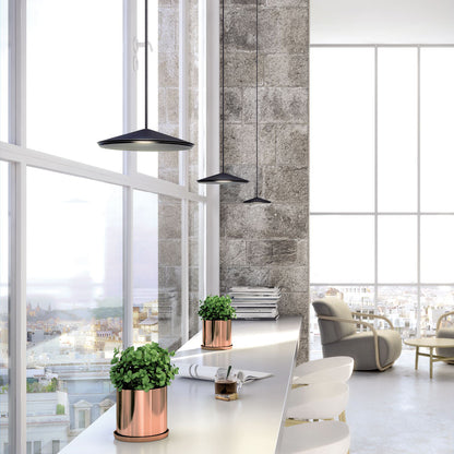 Colette LED Pendant Light in living room.