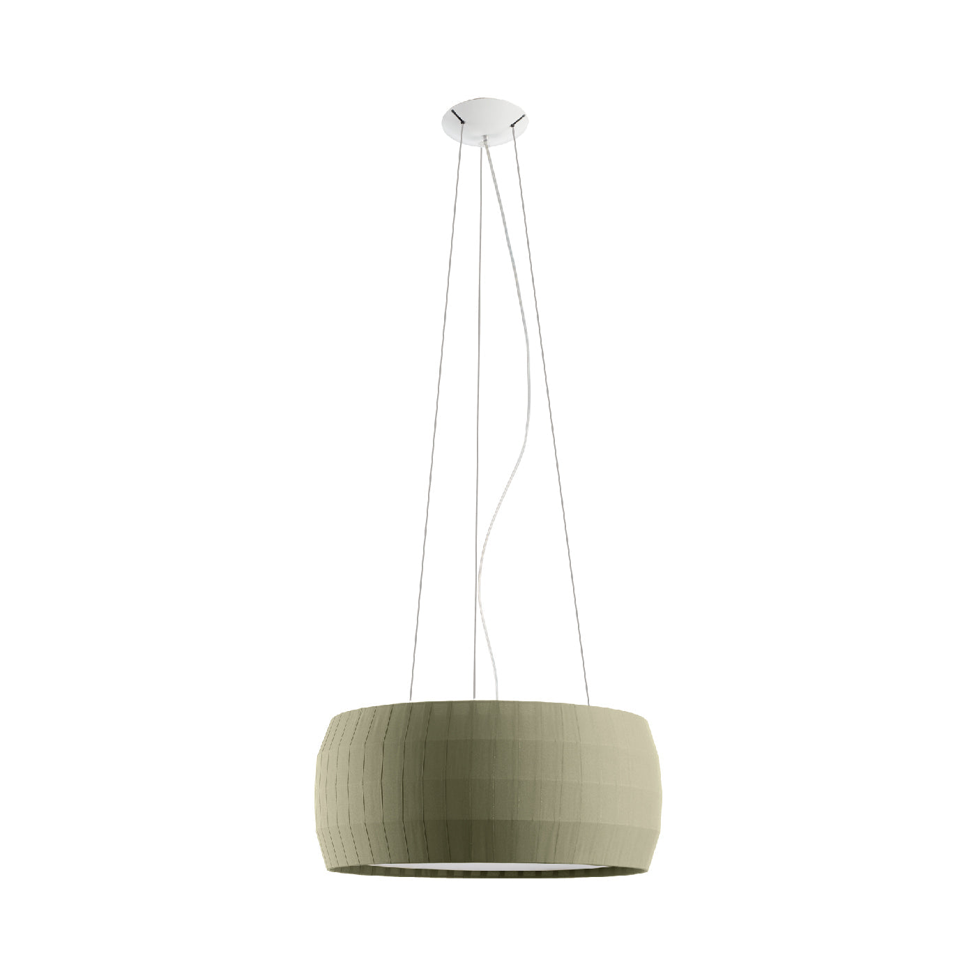 Isamu Pendant Light in Olive Green (Large).