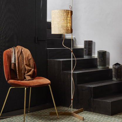 Magnetic Floor Lamp in living room.