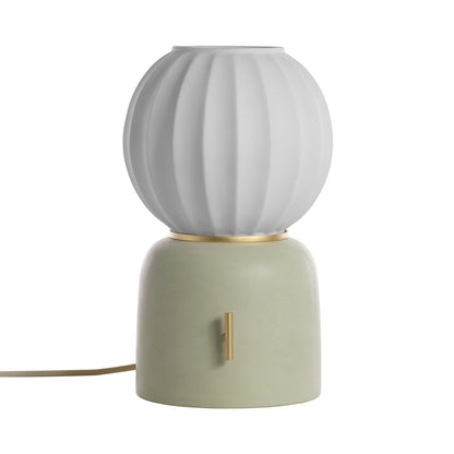 Mei Table Lamp in Mint Green/Gold (Type A).