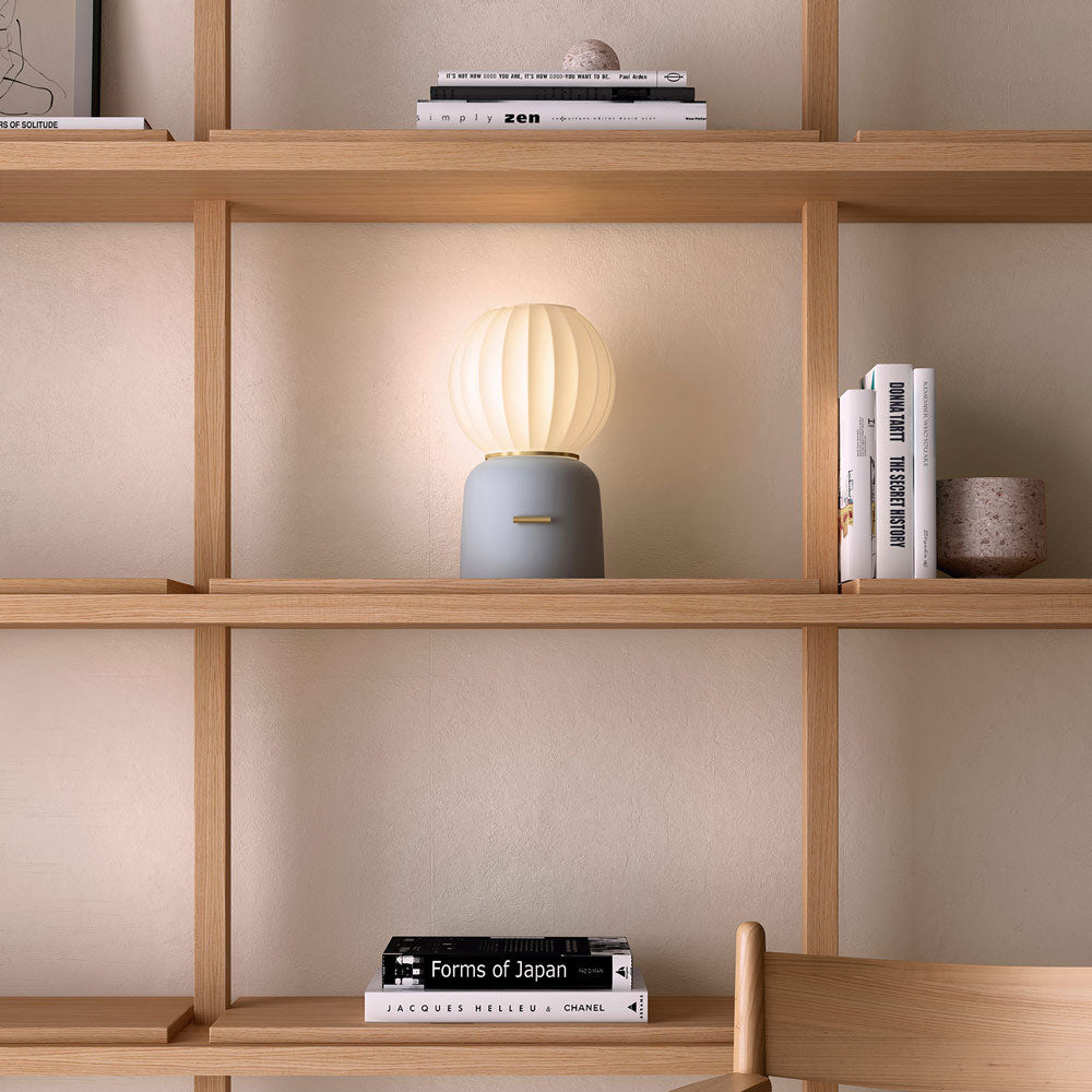 Mei Table Lamp in living room.