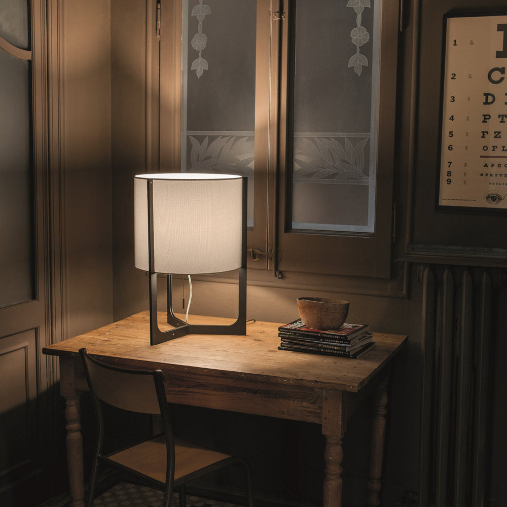 Nirvana Table Lamp in workroom.