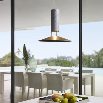 Rebound Pendant Light in dining room.