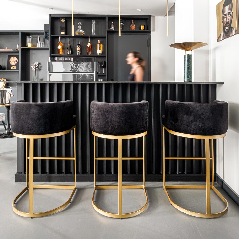 Rebound Table Lamp in dining room.