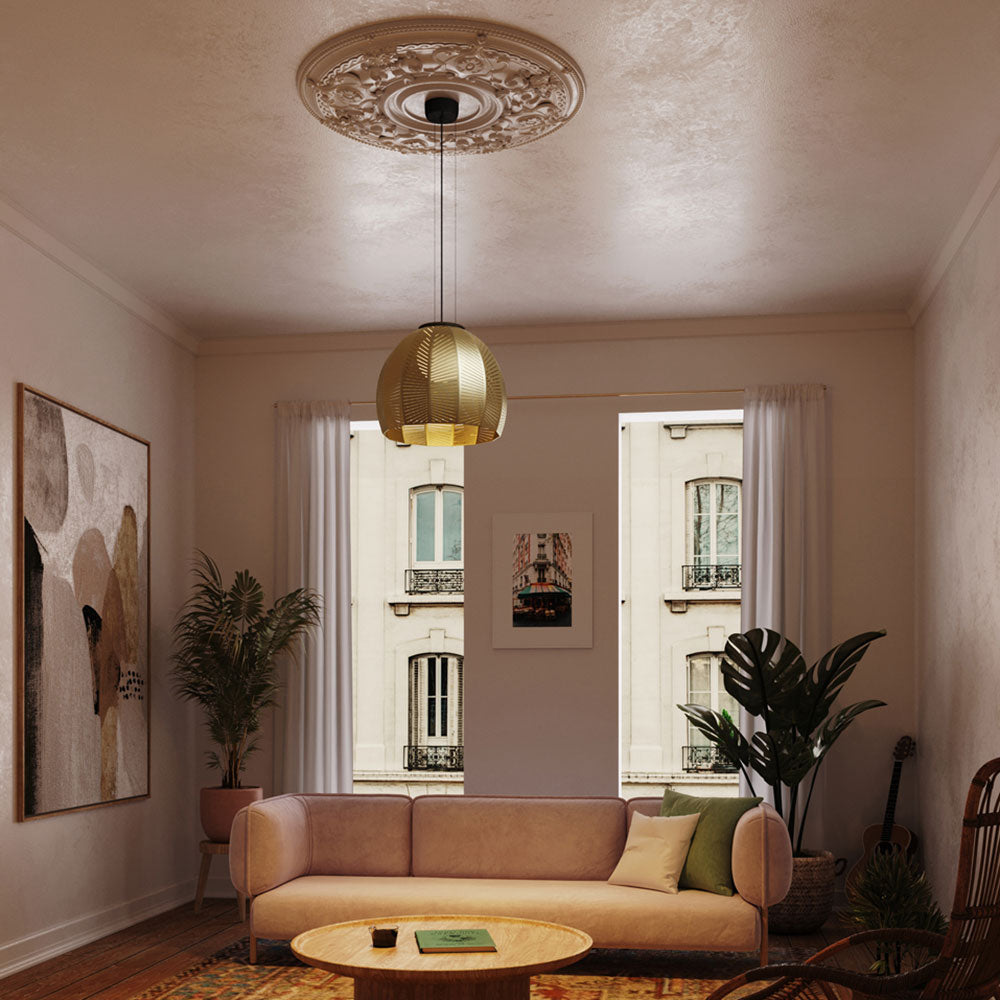 Amicus LED Pendant Light in living room.