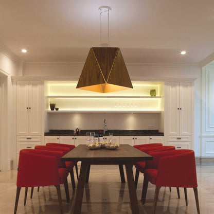 Calx Pendant Light in dining room.