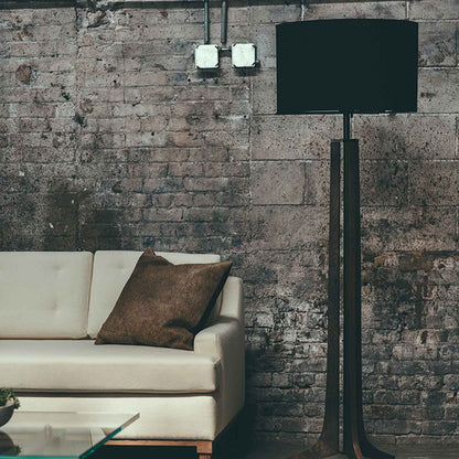 Forma LED Floor Lamp in living room.