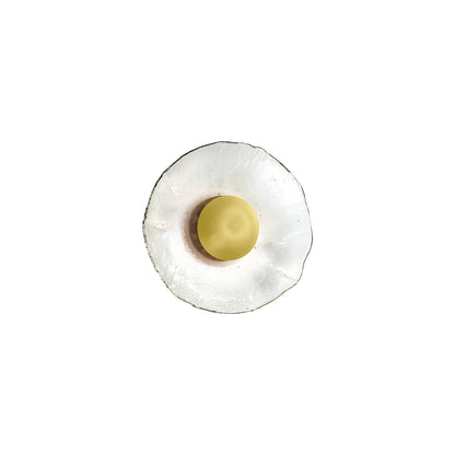 Inviso Wall Light in Walnut (Brushed Brass).