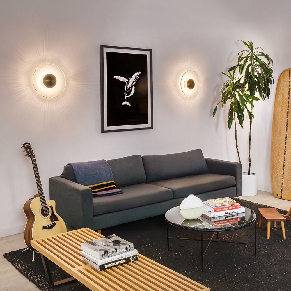 Inviso Wall Light in living room.
