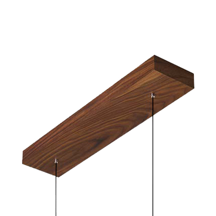 Lenis Linear Canopy Cover in Walnut .