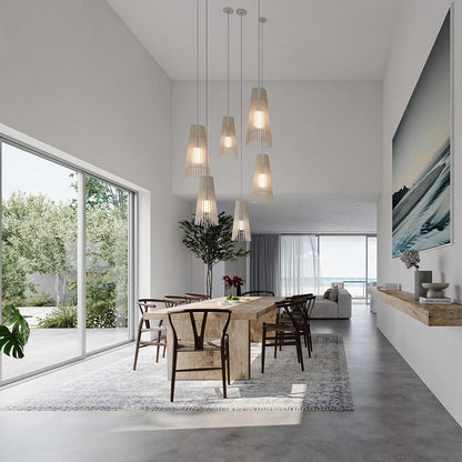 Lex LED Pendant Light in living room.