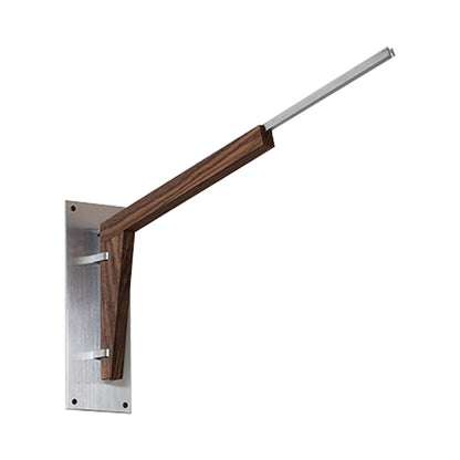 Motus Swing Arm Bracket in Brushed Aluminum (Walnut).