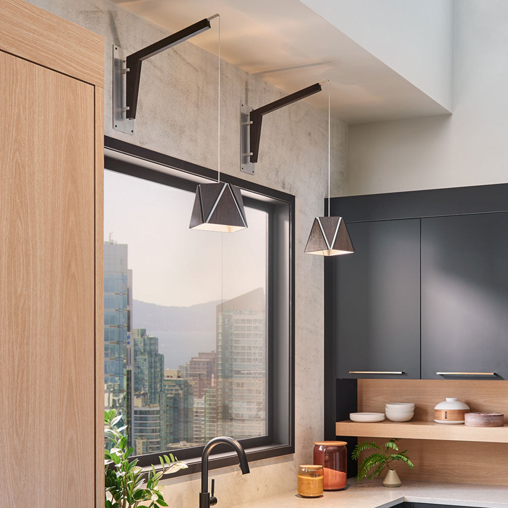 Motus Swing Arm Bracket in kitchen.