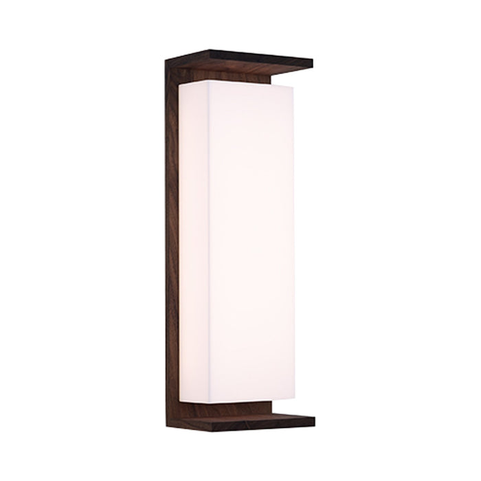 Ora LED Wall Light in Dark Stained Walnut.