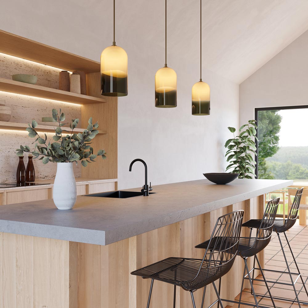 Pharos LED Pendant Light in kitchen.