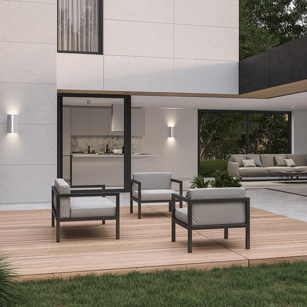 Rima Outdoor LED Wall Light in Outdoor Area.