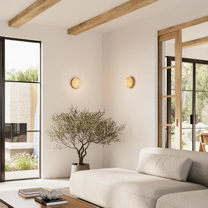 Sona Wall Light in living room.