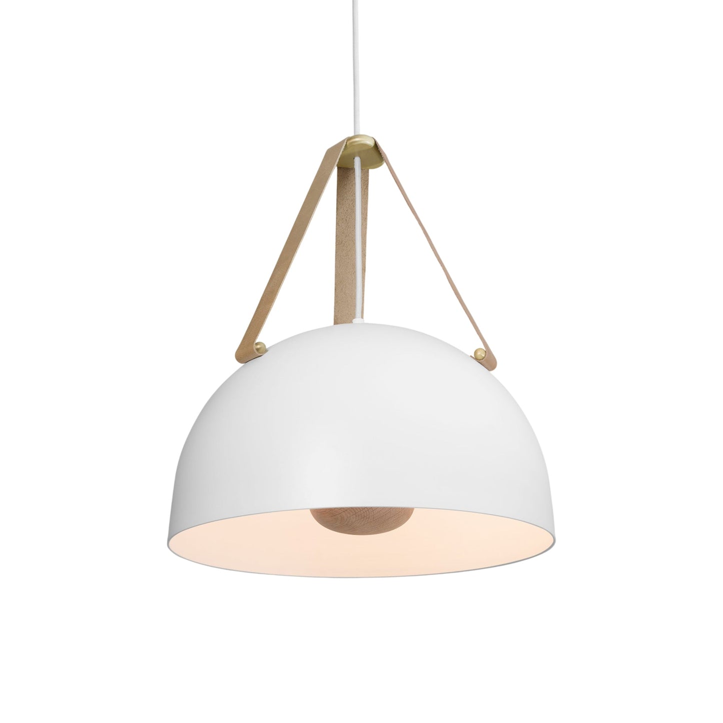 Stillo LED Pendant Light in Blanc.