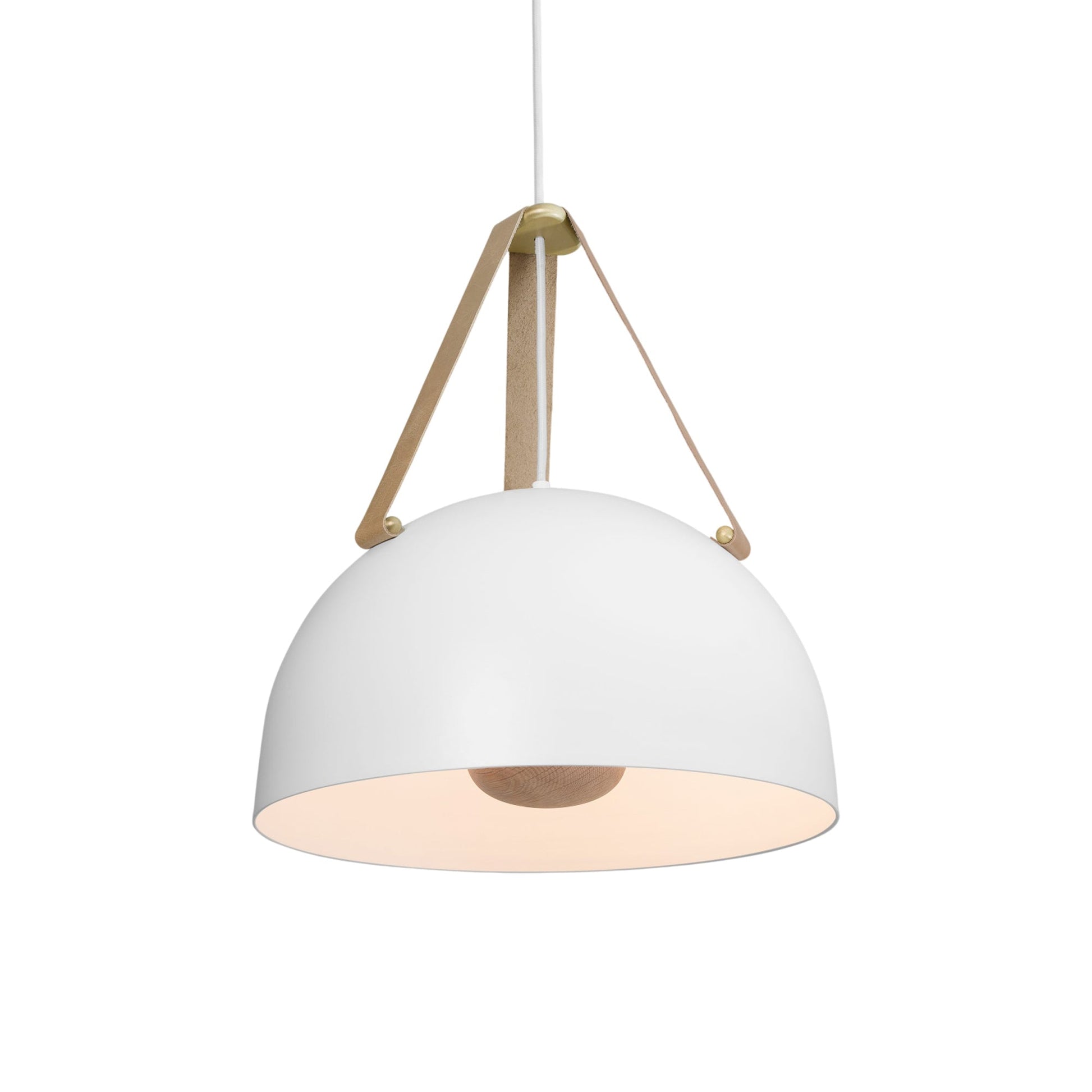 Stillo LED Pendant Light in Blanc.