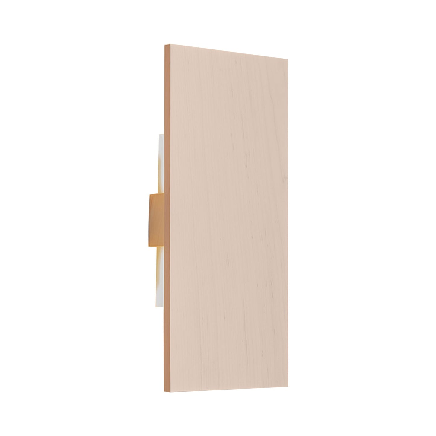 Tersus L LED Wall Light (Maple/Brushed Rose Gold).