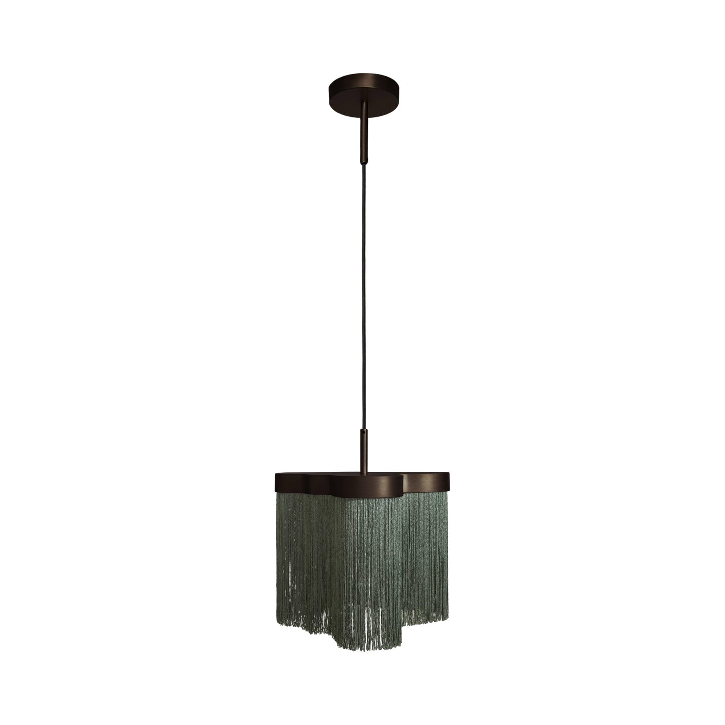 Arcipelago LED Pendant Light in Sage Green.