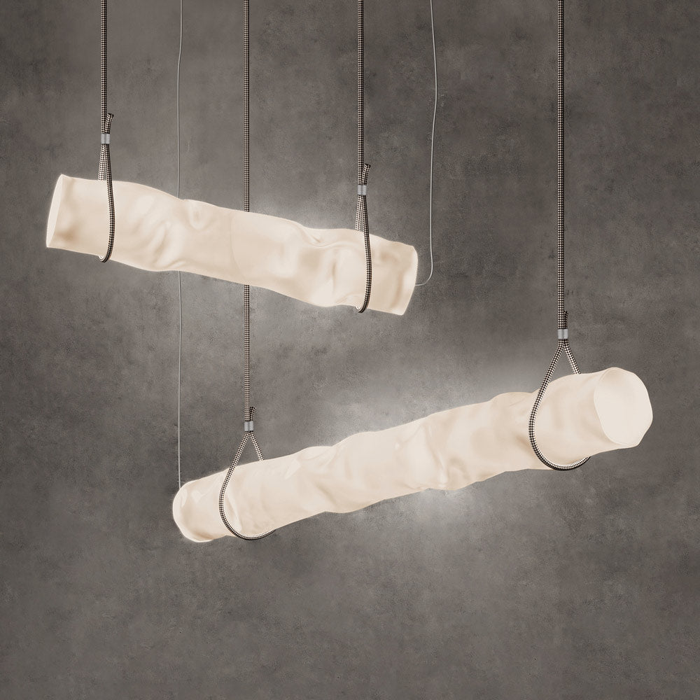 Baggy LED Horizontal Pendant Light in Detail.