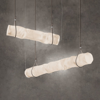 Baggy LED Horizontal Pendant Light in Detail.